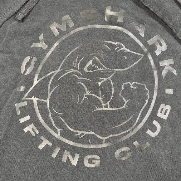 Gymshark Long Sleeve Black Lifting Club Pullover Hoodie. Mens Size Medium - Picture 3 of 6